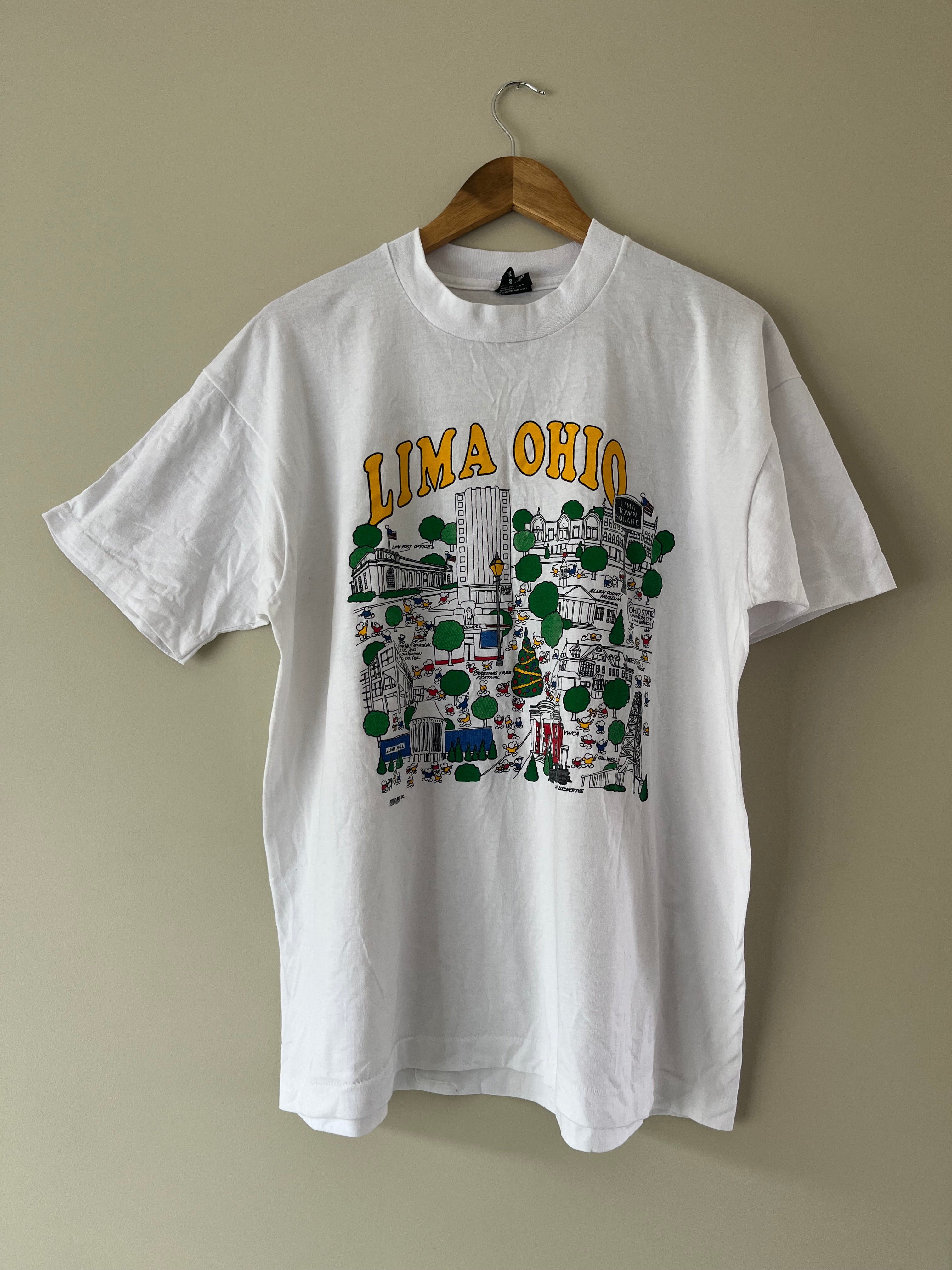 Lima Ohio Vintage Tee XL Vintage Clothing Something Second NZ