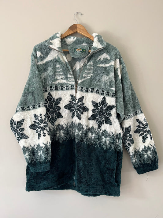 Vintage Double Zipped Fleece | M