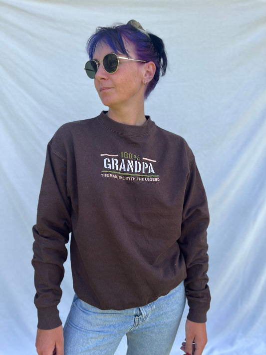 Vintage 100% Grandpa Sweater | M