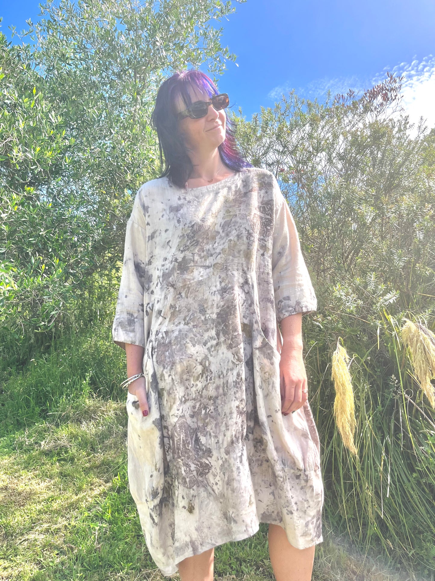 Upcycled Linen Dress | 14