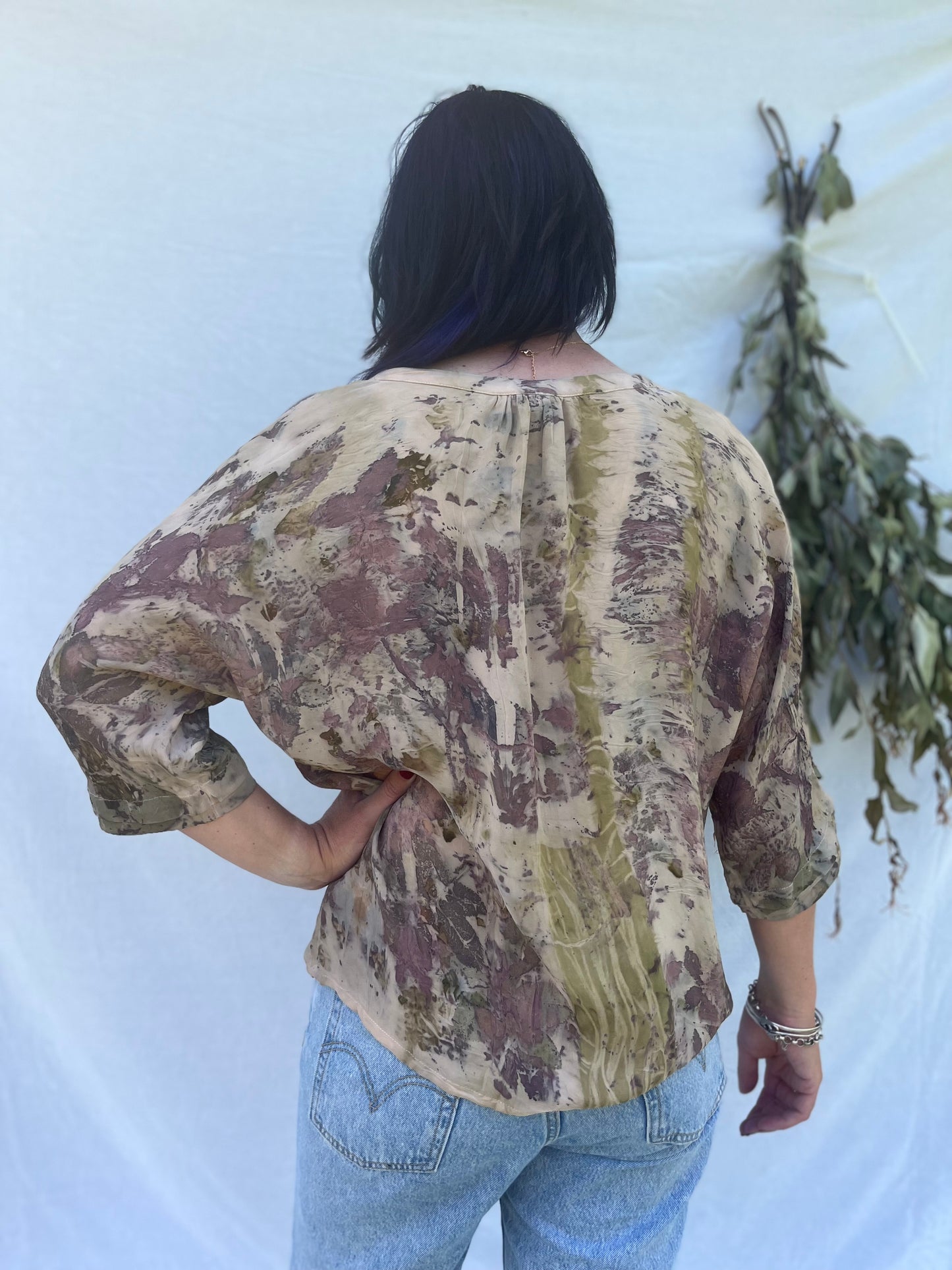 Upcycled Silk Top | 12